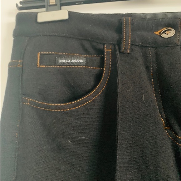 Dolce & Gabbana black wool skinny  trousers sz 42 - Picture 5 of 8